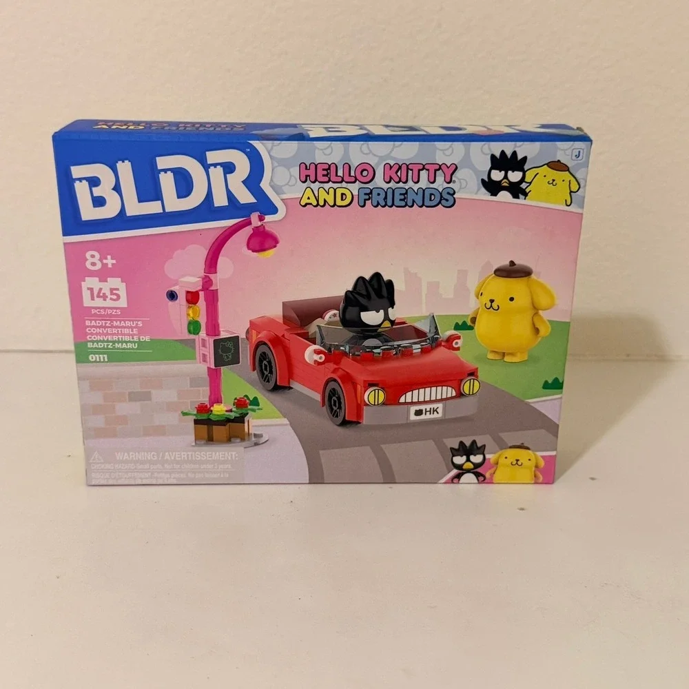 BLDR Hello Kitty Badtz-Maru Convertible Building Set Sanrio Kids 145pc 0111